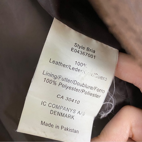 VINTAGE 70s vibes Denmark genuine leather jacket - Picture 10 of 10